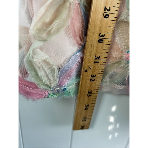 Entro Favorite Fleur Mesh Mini Dress Cutout Back Size S - Picture 6 of 13